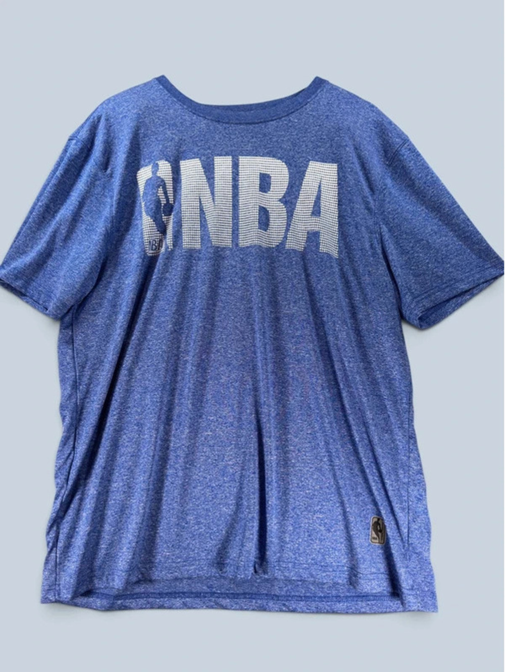 NBA Blue Heather Graphic T-Shirt 2XL Men’s Basketball Tee C0041